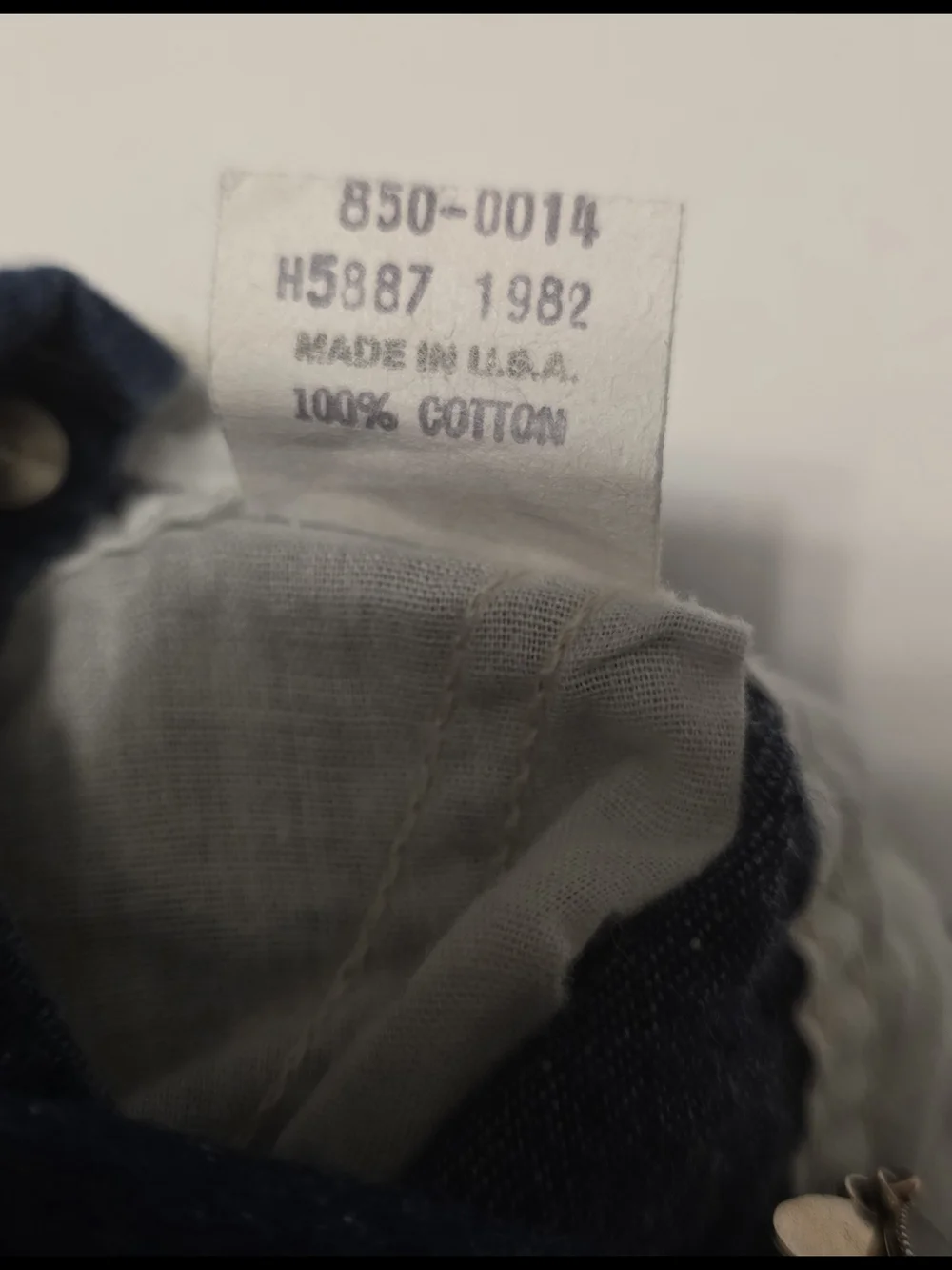 VTG OshKosh B'gosh Dark Denim Baby Overalls Size 24m
